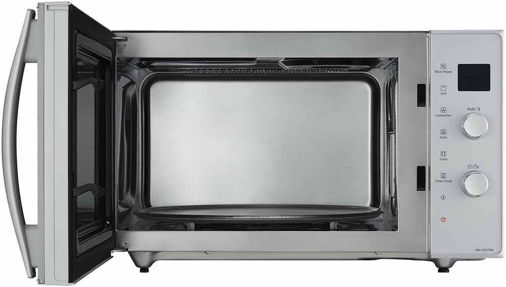 Panasonic Deutschland NN-CD575MEPG Mikrowelle / 1 W / 27 L Garraum / Kombimikrowelle mit Heissluft u