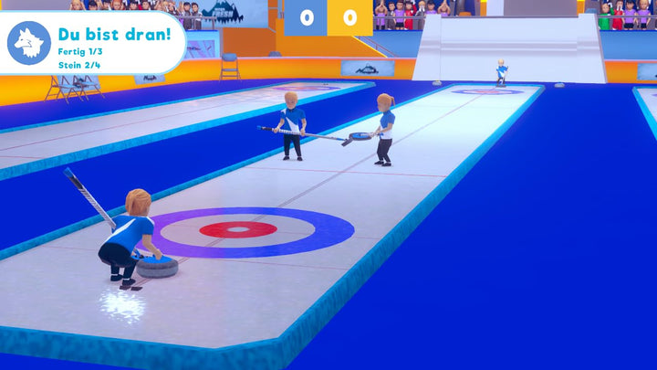 Winter Games Challenge - 8 Sportarten - Snowboard, Alpin, Riesenslalom, Skispringen, Curling, Rennro