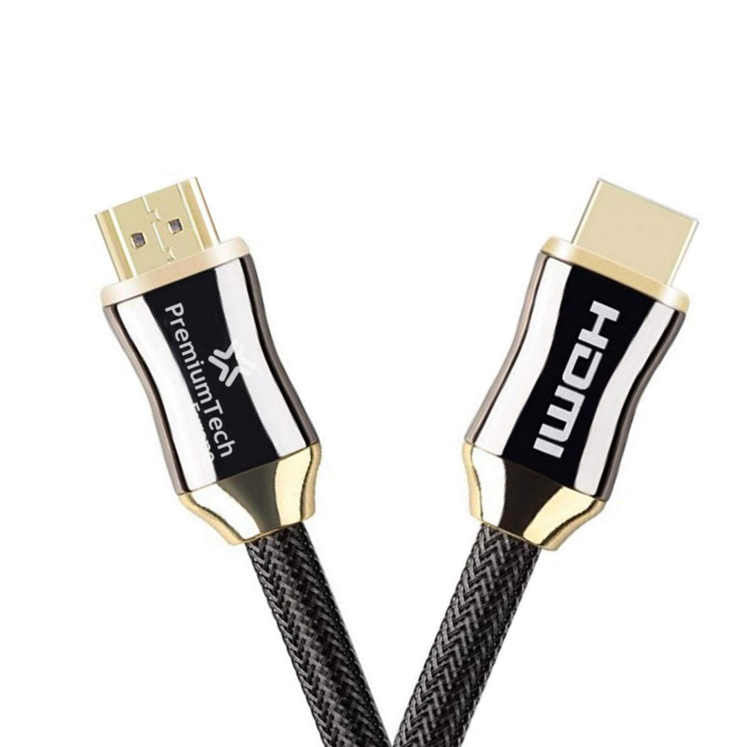 PremiumTech - Cable HDMI 2.1 Soporta Hasta 10K, 8K 60Hz y 4K 120Hz - Ultra High Speed 48GB/s - Dolby