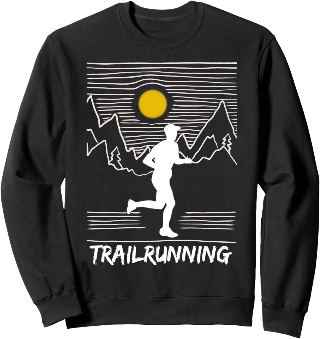 Trailrunning Berglauf Trailrunner Joggen Ultra-Marathon Sweatshirt