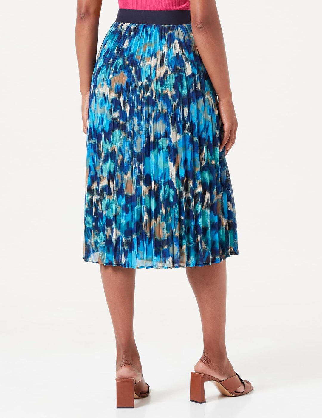 s.Oliver Damen Chiffonrock, Blue, 38