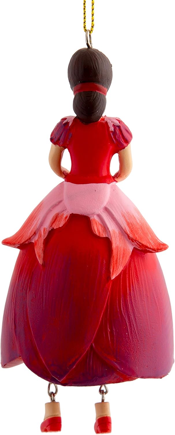 Blumen Mädchen Fuchsie zum Hängen Figur Dekofigur Gartenfigur für den Innenbereich, Fuchsie