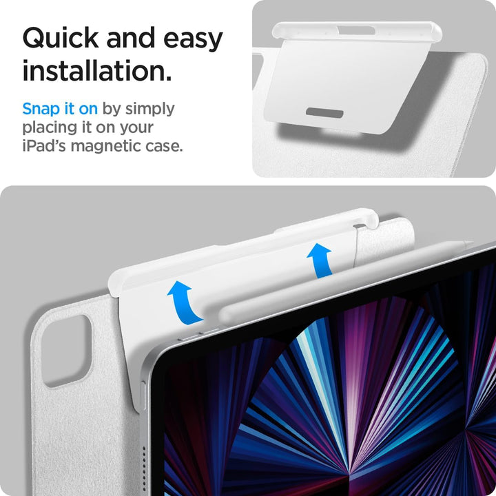 Spigen DA20 Apple Pencil Stifthalter für Pro und 2. Generation Kompatibel mit iPad Pro 11"/ 13", Air