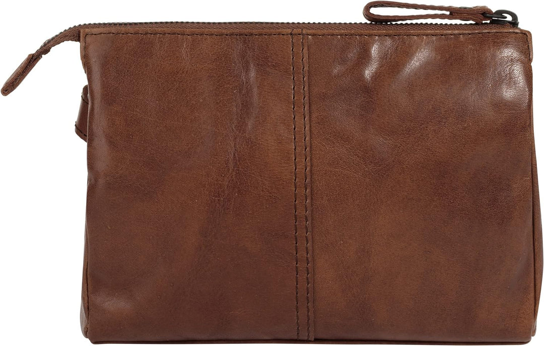 Spikes & Sparrow Umhängetasche echt Leder Damen - 021723 Cognac, Cognac
