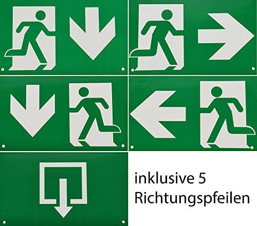 ChiliTec Fluchtwegleuchte IP65 3in1 nach EN-61547 Version Montage an Wand Decke Ausleger LED Notbele