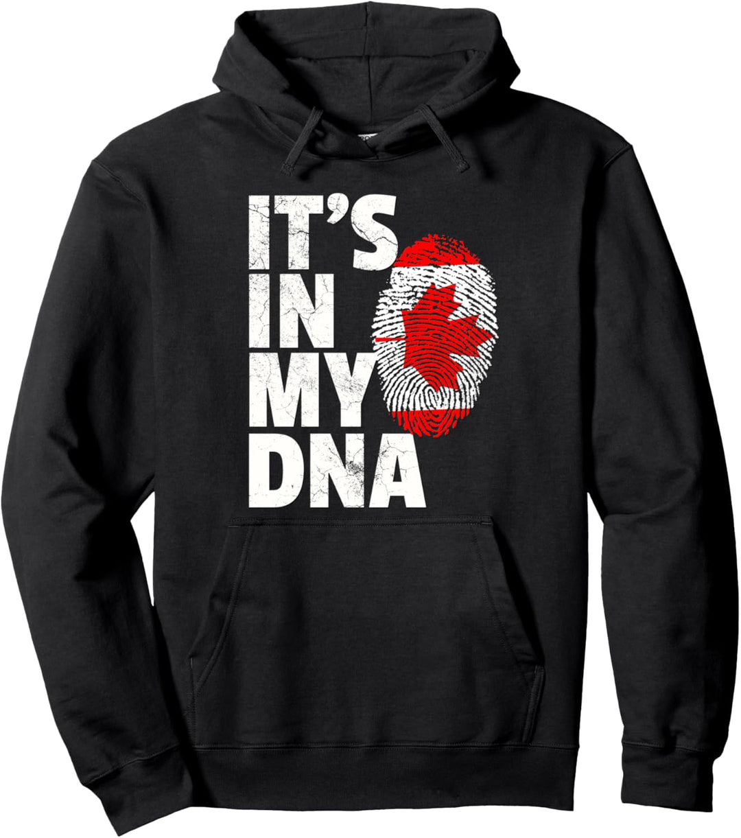 Canadian Canada Flag T Shirt Pride DNA Men Women Kids Gift Pullover Hoodie