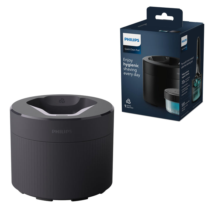 Philips Quick Clean Pod – Philips Reinigungsstation für Herren-Elektrorasierer der Serie 5000, 7000,