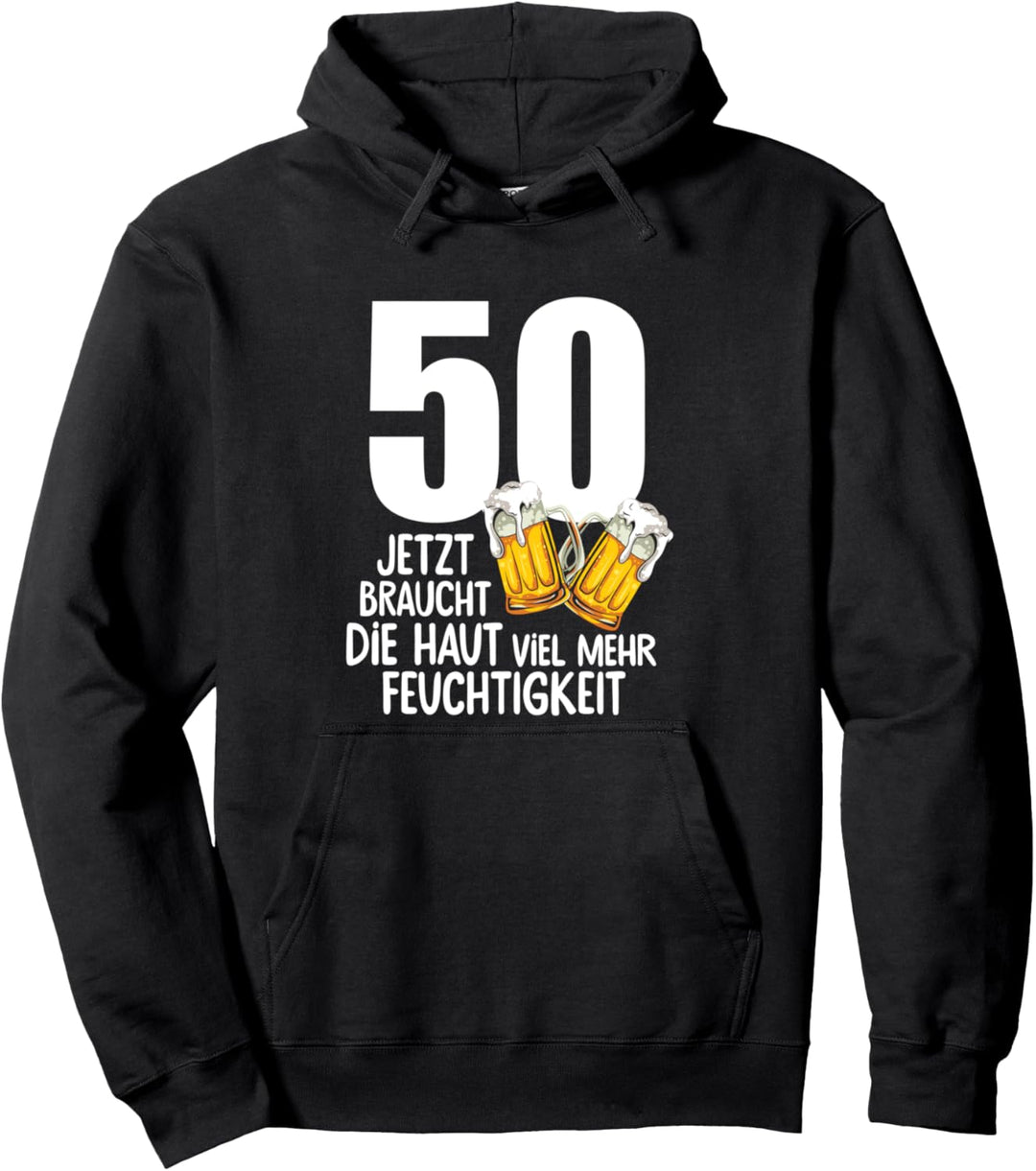 50. Geburtstag Männer Bier Humor Pullover Hoodie