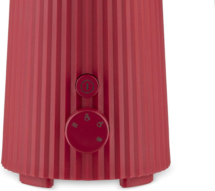 Alessi Plissé MDL13 R - Multifunktions-Induktions-Milchaufschäumer, aus Thermoplastischem Harz, Kann