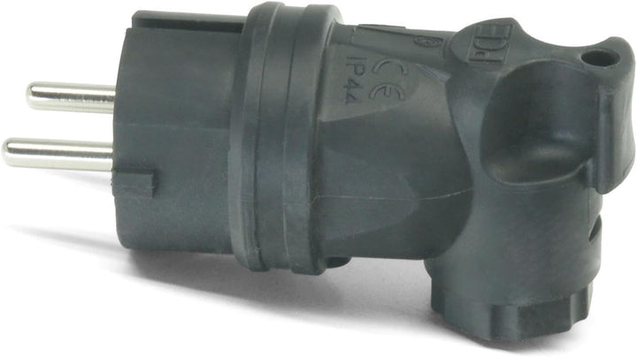 ENECEN 1192102 Anschlusskabel 230V/16A IP44 Gummi H07RN-F 3x1,5 mm² mit Vollgummi Winkel-Stecker/fre