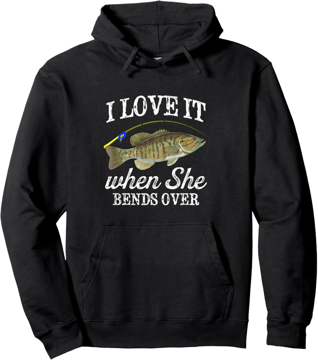Lustig Barsch Fisch Süsswasserfischen Grafikdesign Pullover Hoodie