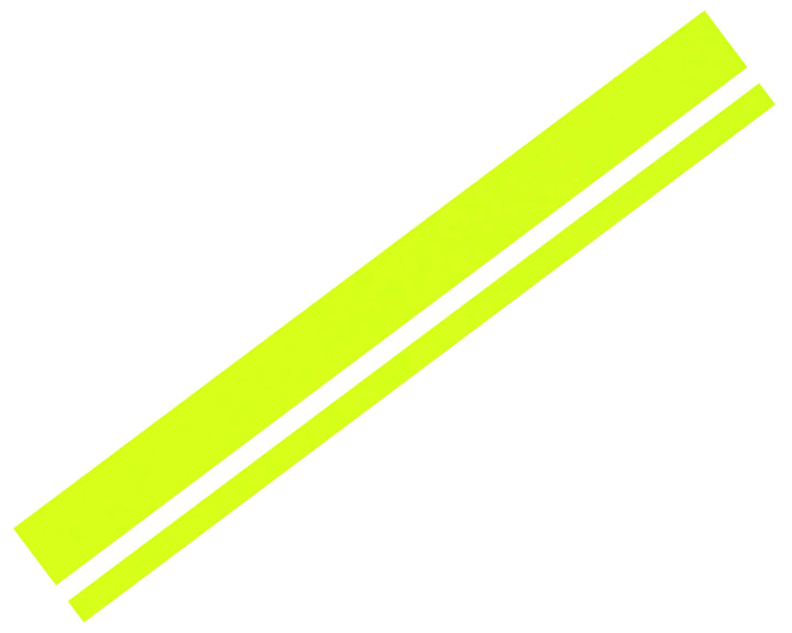 FOLIATEC Car Design Sticker Aufkleber Autoaufkleber LINES, neon gelb, 5,8 x 360 cm LINES Neon Gelb,