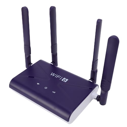 4G Router WiFi6, LTE 300 Mbit/s, SIM-Kartensteckplatz, einfach Einrichtung, Multi-Device, High-Speed