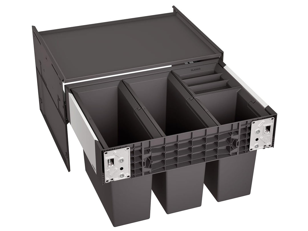 BLANCO SELECT II 60/4 | Kunststoff, Aluminium | 60er Unterschrank | Auszugssystem zur Frontanbindung