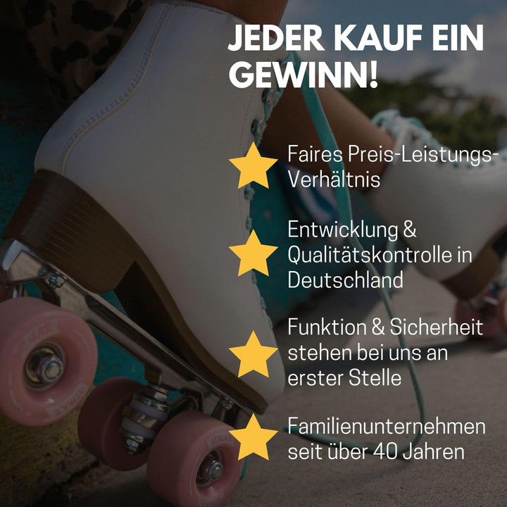 Best Sporting Rollschuhe Kinder I Rollschuhe grössenverstellbar I robuste Inliner für Kinder mit Bre