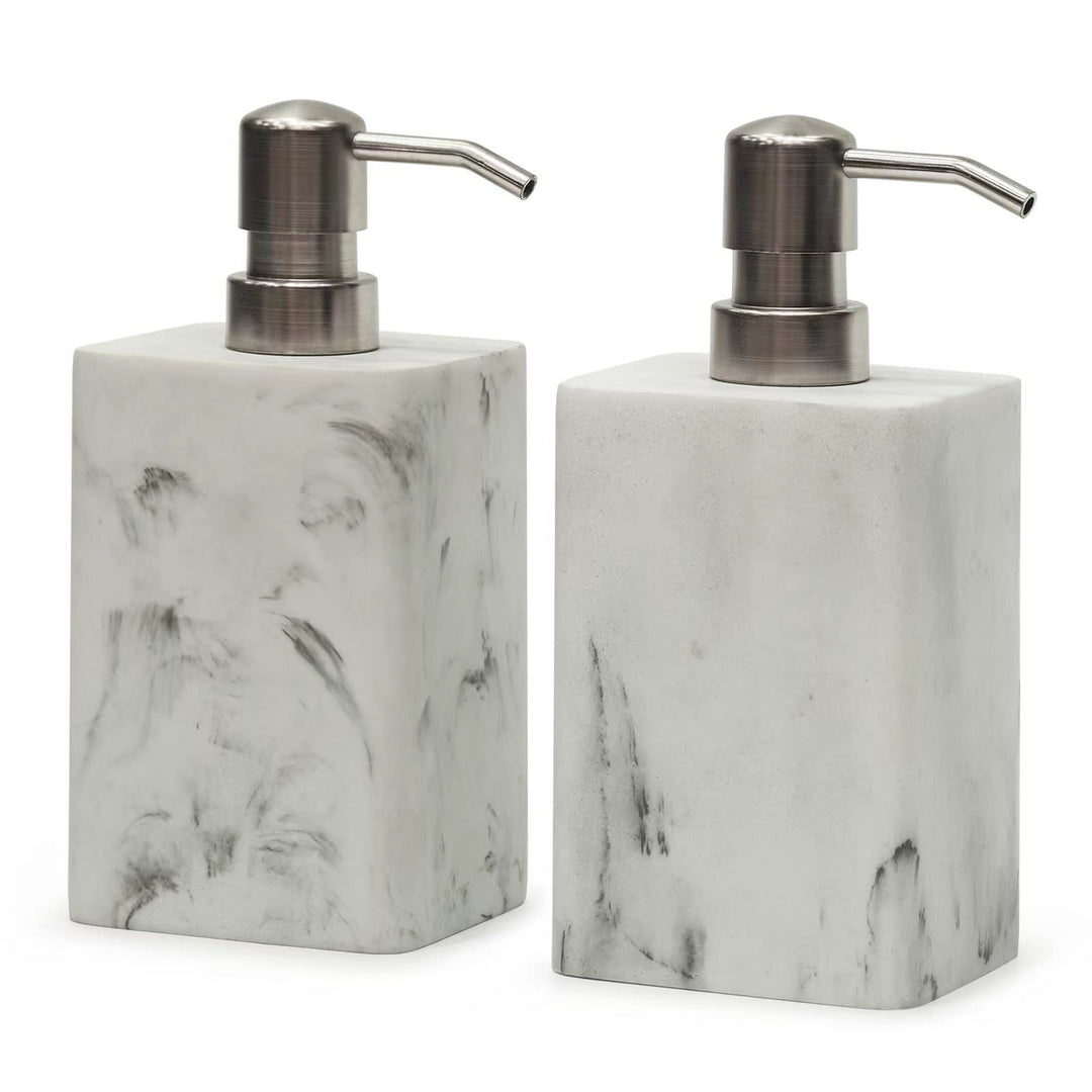 Suanti Seifenspender 2 Pack,Seifenspender mit gebürstetem Nickel Pumpe. Nachfüllbarer Handseifenspen