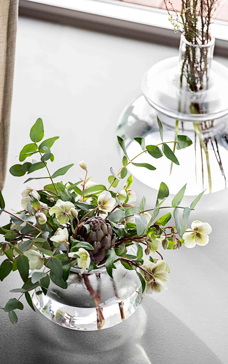 Zone Inu Vase, Durchm. 31,7 cm, Höhe 33 cm, Pure Clear 33 cm Pure Clear, 33 cm Pure Clear