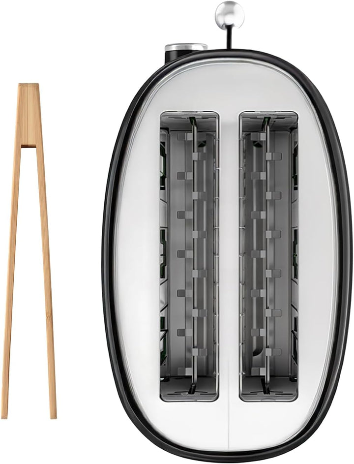 SWEISS Vintage Toaster GRS9, 2 Schlitze, 6 Leistungsstufen, Auftauen, speziell für Baguettes, schnel