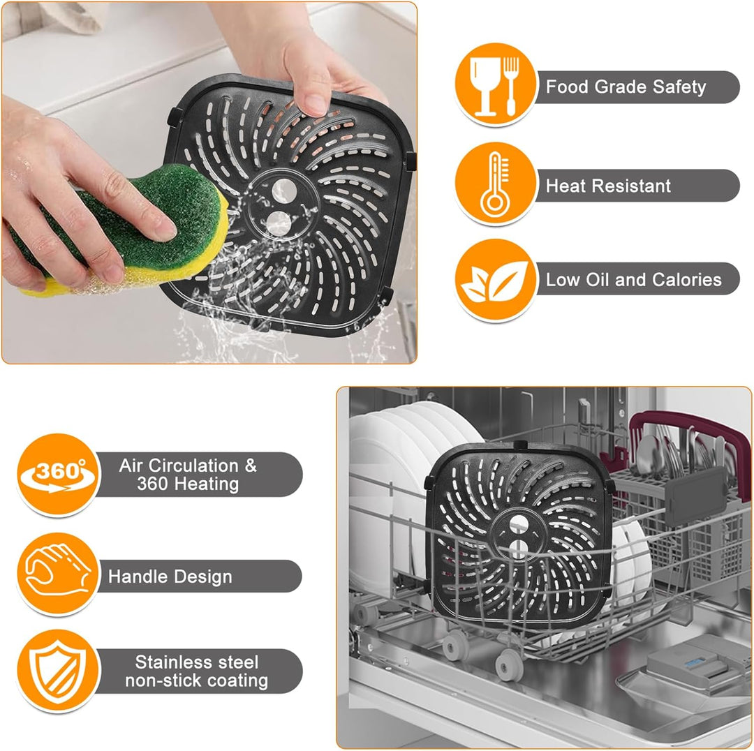 Air Fryer Replacement Parts for Russell Hobbs 27160 4L Rapid Digital Air Fryer, 19 × 19 CM Food Grad