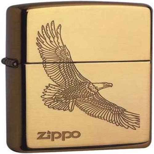 Zippo 1150001 60001332 Eagle Brass Feuerzeug, Messing, Eagle Brass