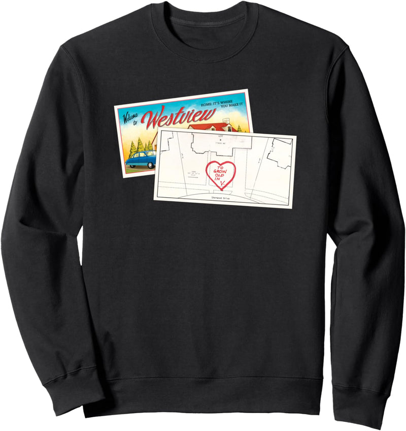 Marvel WandaVision Westview Postcard To Grow Old In Sweatshirt