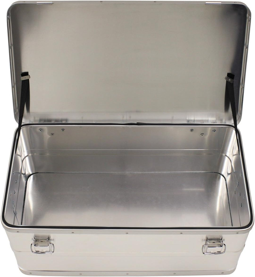 MFH wasserdichte Transportkiste Aluminiumkiste Werkzeugkuste Box Alubox Kiste (100 Liter) 100l, 100l