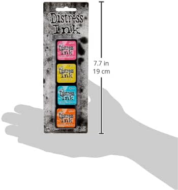 Distress Mini Ink Kits-Kit 1 Mehrfarbig, Mehrfarbig