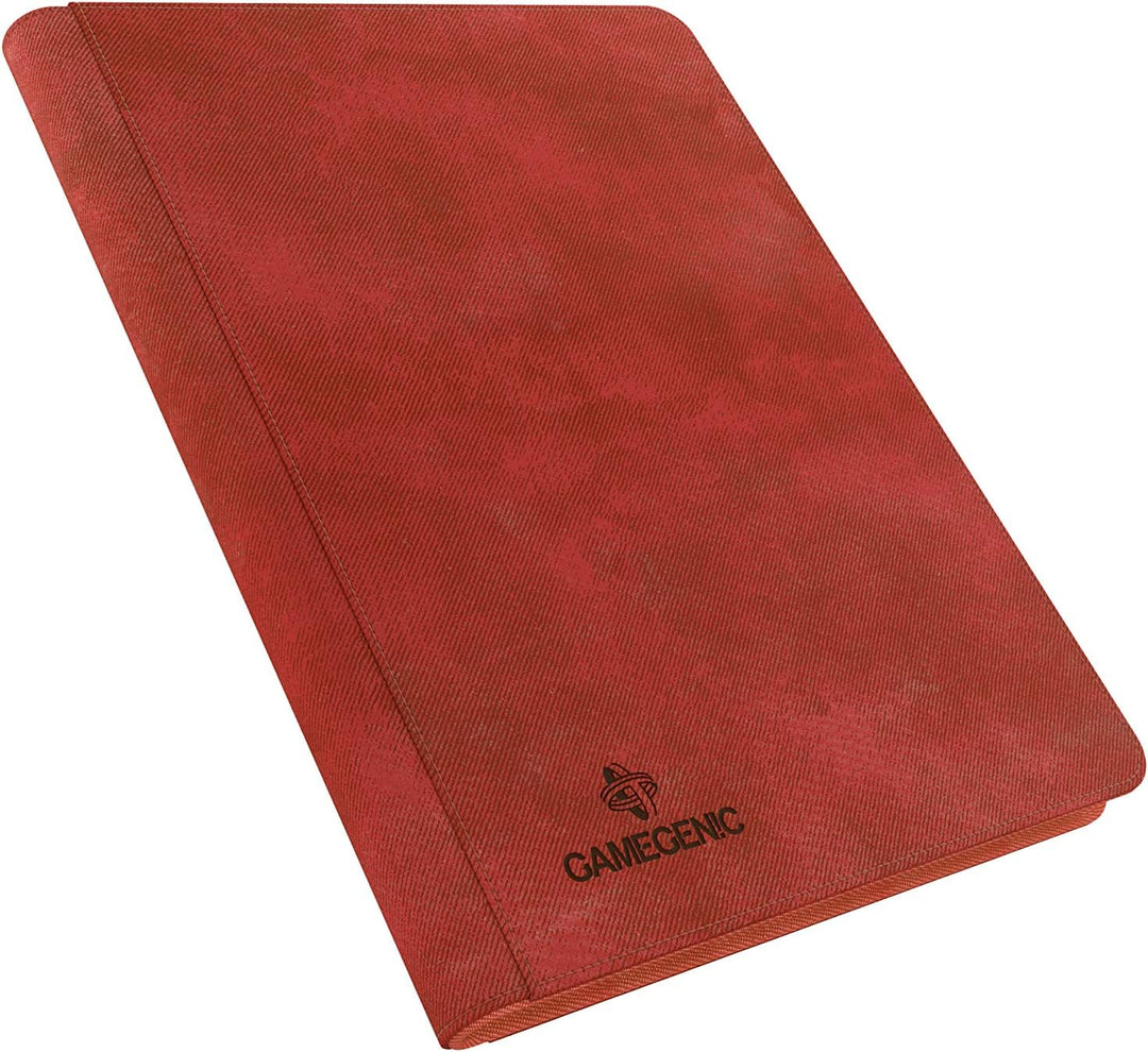 Gamegenic Zip-Up Album (18-Pocket), Red, Medium, Red