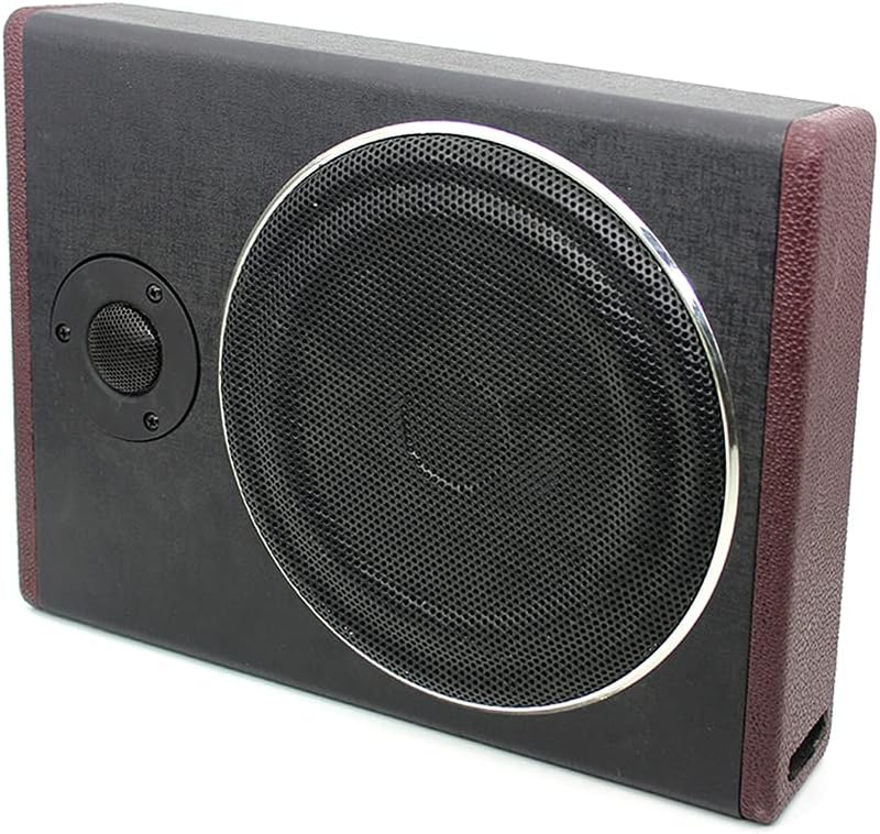 Shkalacar 8 Zoll Auto Stereo Ultradünner Subwoofer Hochleistungs-Verstärktes, Subwoofer System mit h