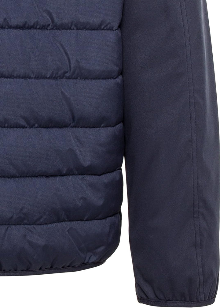 camel active Herren Hybrid-Blouson mit Kapuze 29 Blau, 29 Blau