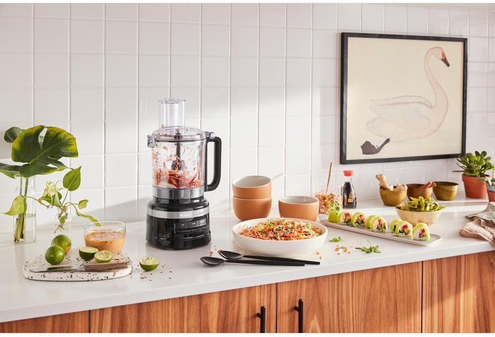Kitchenaid 2,1 L Küchenmaschine 5KFP0921 Onyx Black Onyx Schwarz, Onyx Schwarz