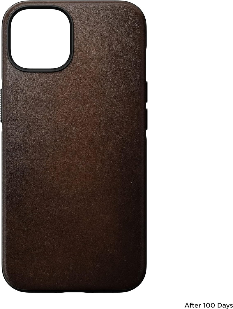 Nomad Modern Leather Case NM01241485 iPhone 14 Braun, iPhone 14 Braun