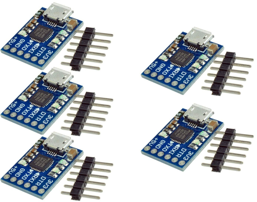5pcs CJMCU CP2102 Micro USB to UART TTL Module 6Pin Serial Converter