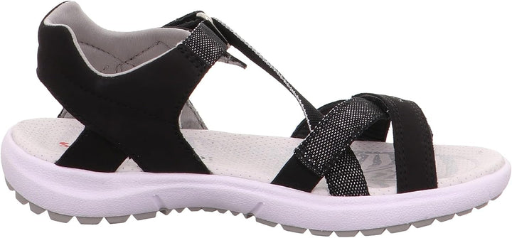 Superfit RAINBOW Sandale 0-609203 Mädchen 32 EU Schwarz Schwarz 0000, 32 EU Schwarz Schwarz 0000