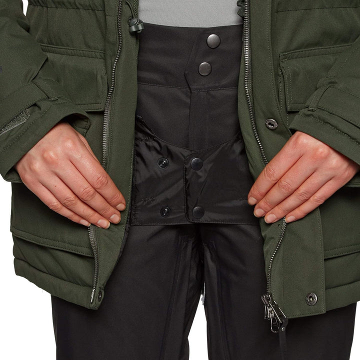 O'Neill Damen Parka Oliv S Jacken, Forest Night, S