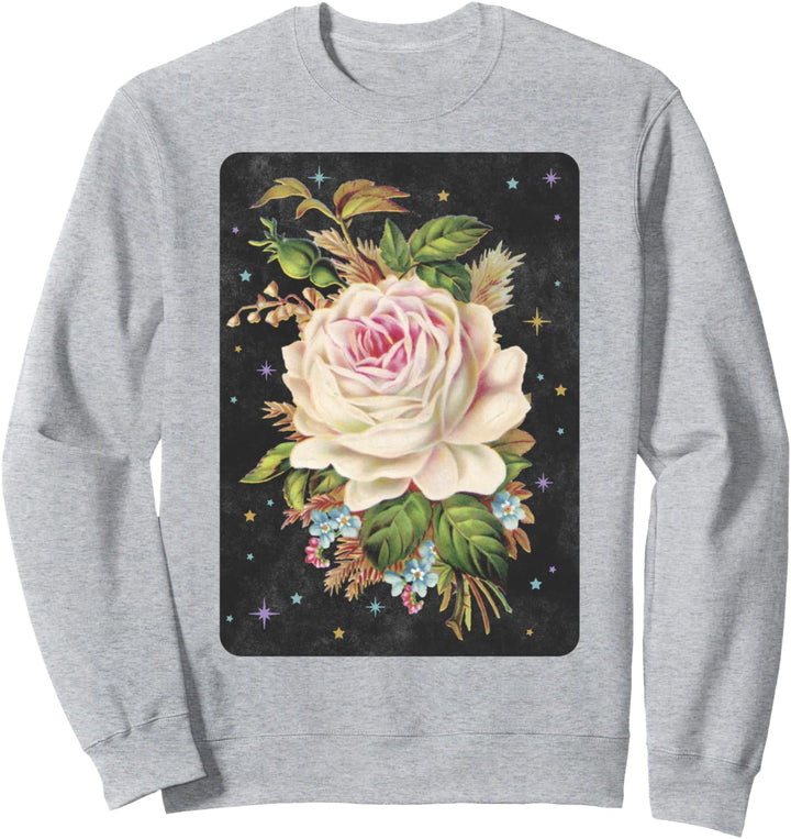Trendy Rose Card Sweatshirt
