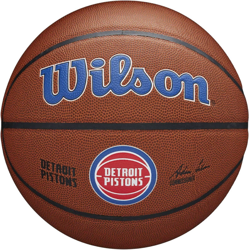 Wilson Unisex-Adult NBA Team Composite Basketball 7 Detroit Pistons, 7 Detroit Pistons