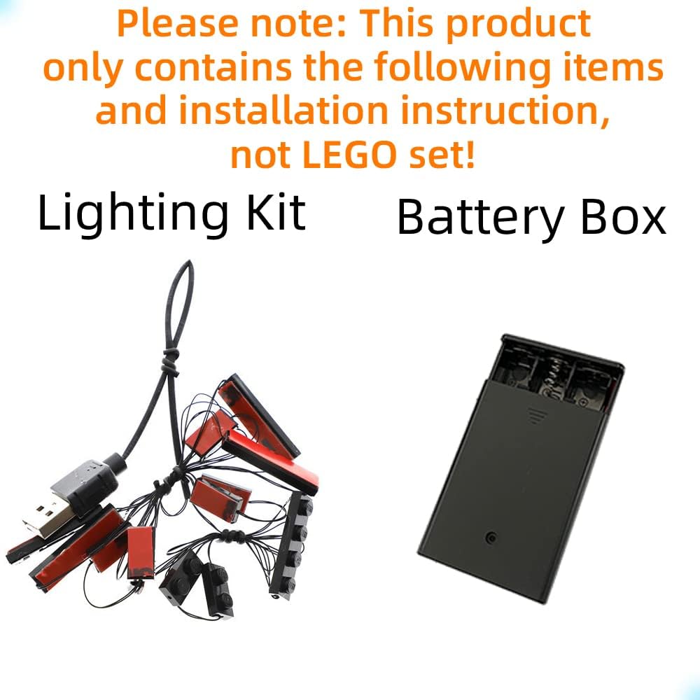 GEAMENT LED Licht-Set Kompatibel mit Lego Ideas Schreibmaschine (Typewriter) - Beleuchtungsset für I