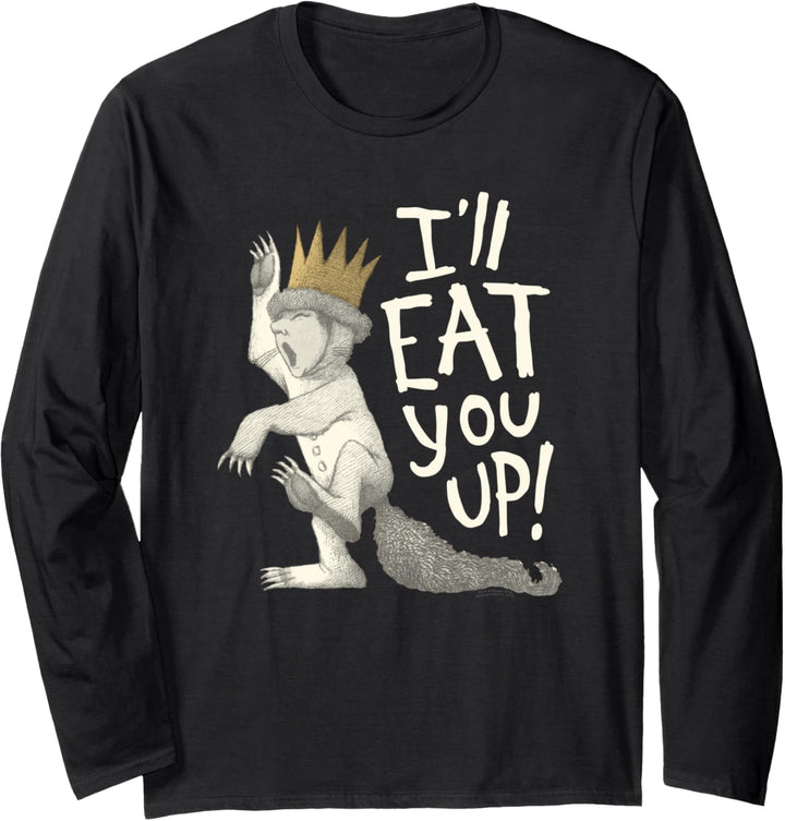 Where the Wild Things Are Eat You Up Langarmshirt