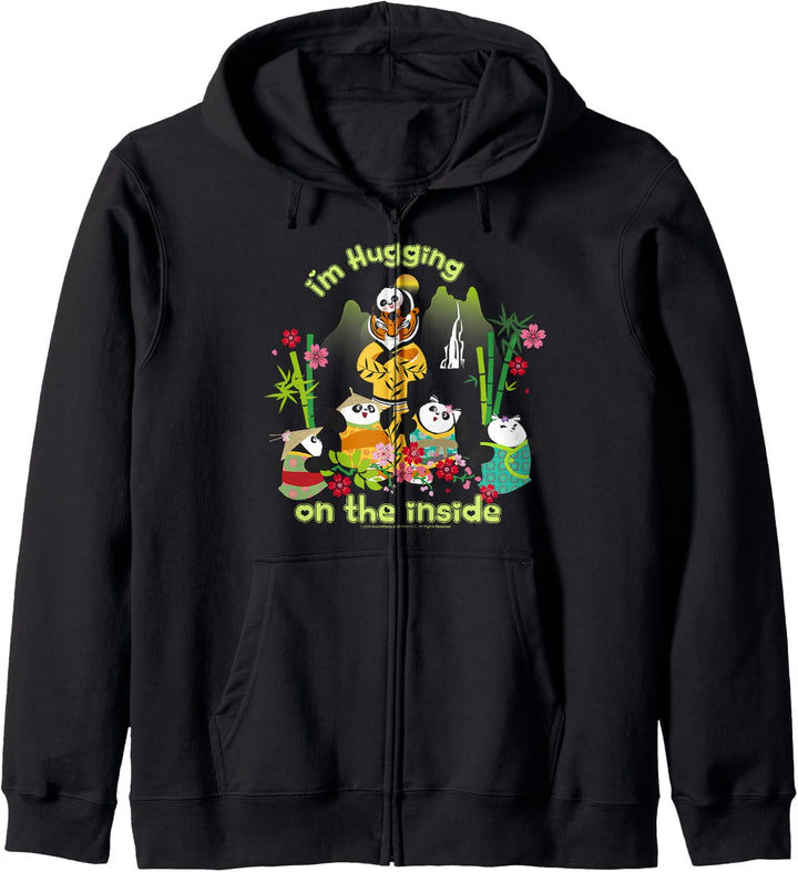 Kung Fu Panda Tigress I'm Hugging On The Inside Kapuzenjacke