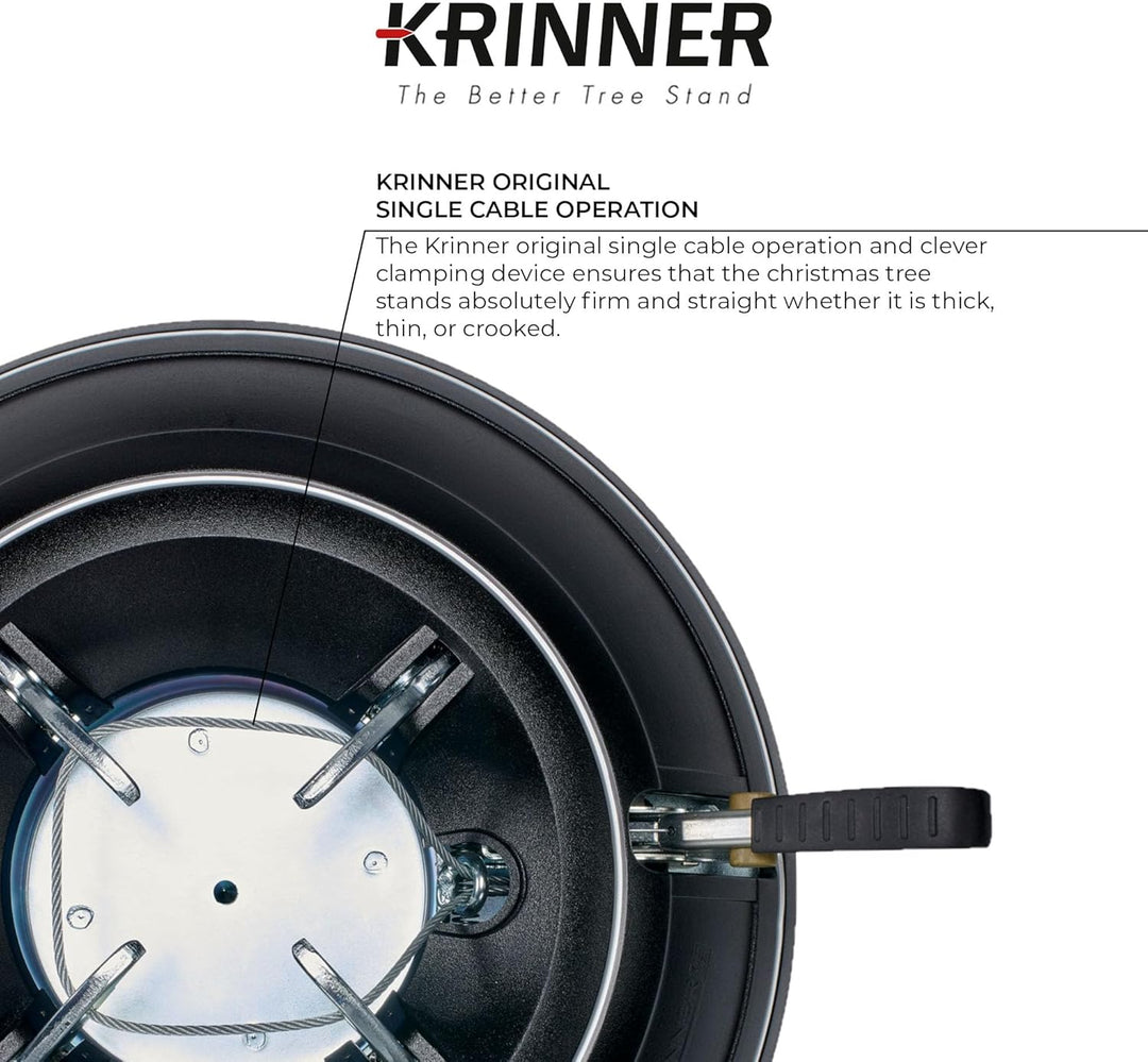 Krinner 401736 ORIGINAL Christbaumständer Vario Classic In-& Outdoor, Schwarz Vario Classic In und,