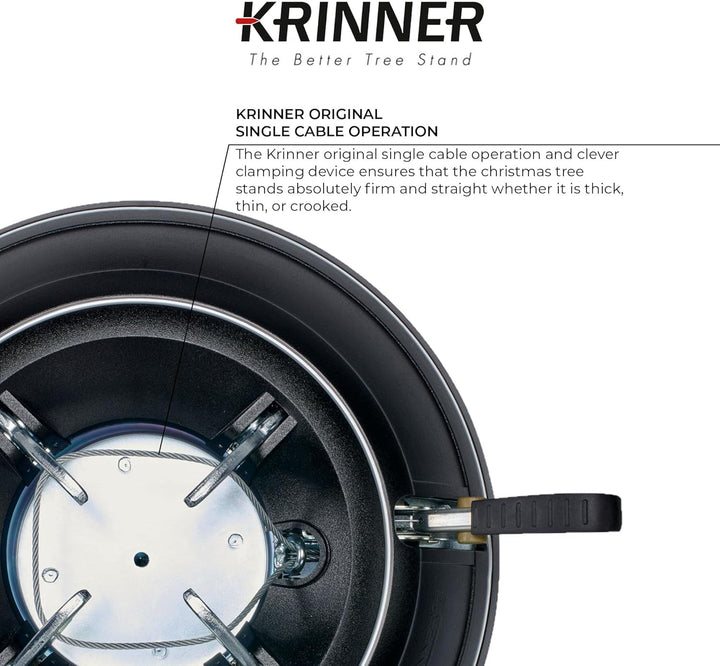 Krinner 401736 ORIGINAL Christbaumständer Vario Classic In-& Outdoor, Schwarz Vario Classic In und,