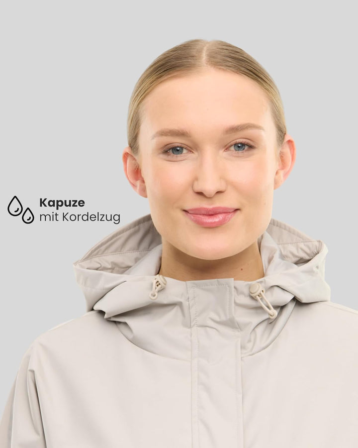 LARKSON Hardshell Regenjacke Damen Herren - Elin M Sand, M Sand