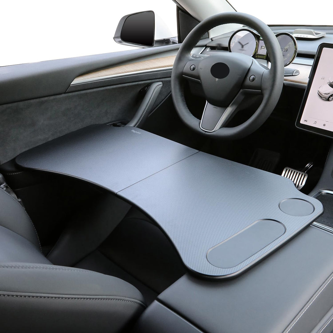 Faltbarer Laptop-Arbeitstisch für Tesla Model 3 Model Y Juniper Highland Lenkradtisch Auto-Tablett A