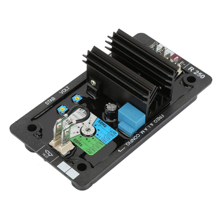 Spannungsregler R250 AVR Auto Spannungsregler Bürstenloses -Generierungssystem Set Zubehör