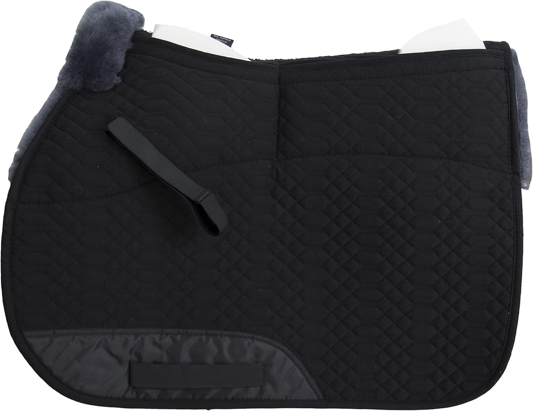 Engel Reitsport | SCHABRA1AP-VSS-SCH-ANT | Schabracke | Aufpolster Korrektur | Steppstoff | Lammfell