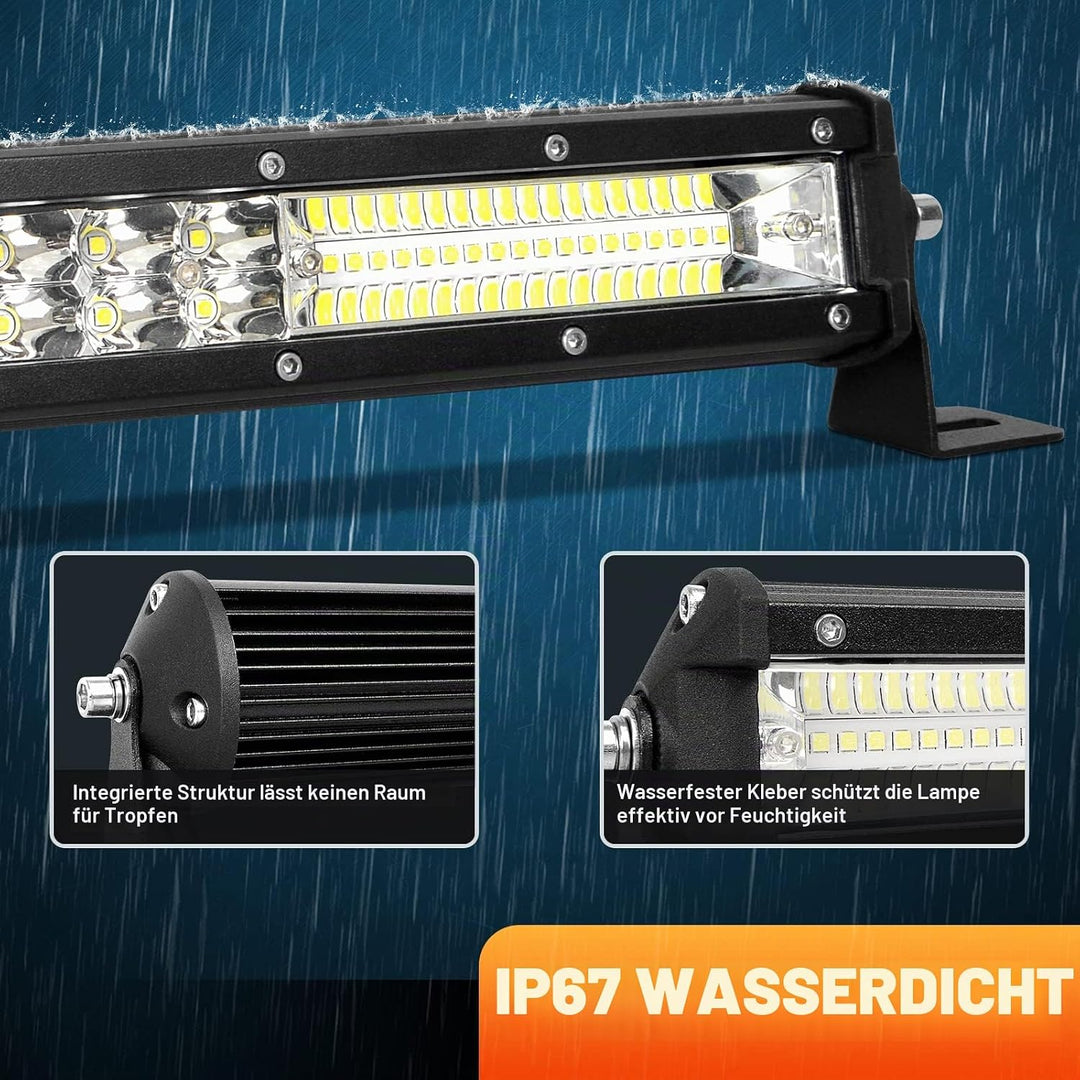 Willpower 24 Zoll 61CM 216W Led Arbeitsscheinwerfer Bar Flutlicht Spot Combo Led Scheinwerfer 12V 24