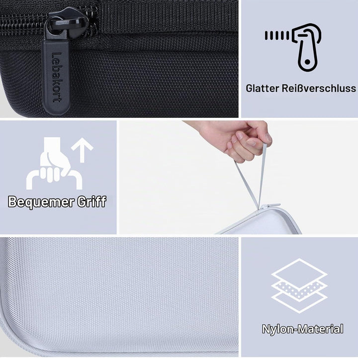 Hart Schutz Hülle Etui für Canon SELPHY QX20 / SELPHY Square QX10 Mobiler Fotodrucker (Weiss), Wei&amp;