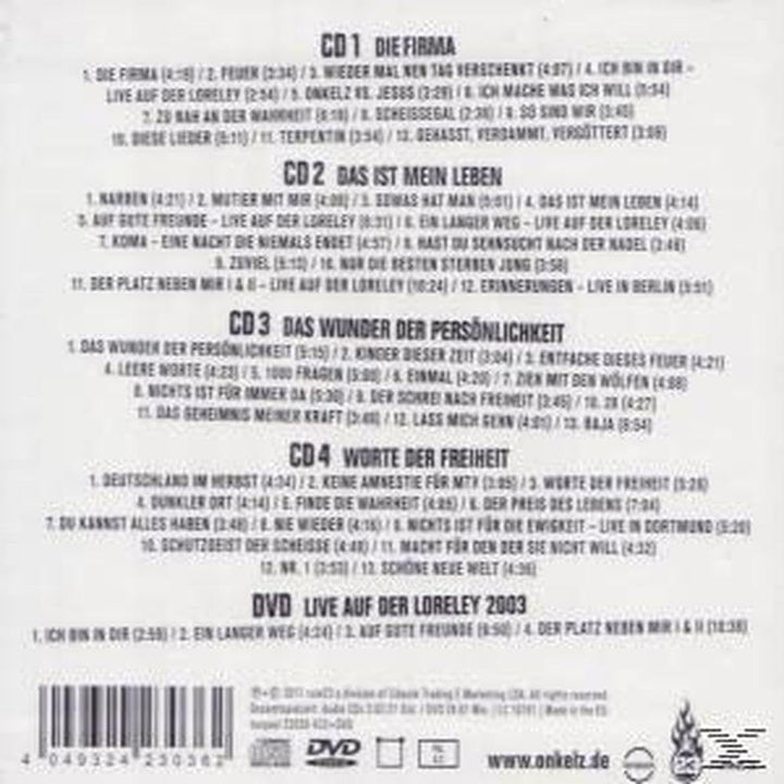 Lieder wie Orkane, Audio-CD