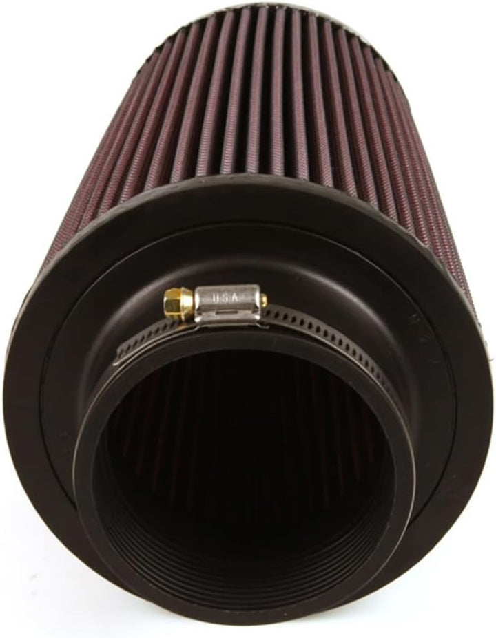 K&N RE-0920 Waschbarer und wiederverwendbarer KFZ und Motorrad Gummi Universalluftfilter